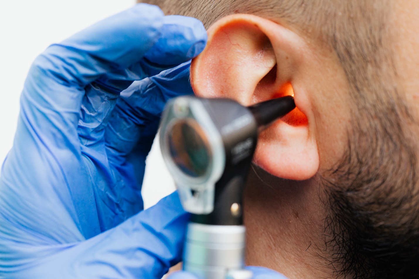Person Getting an Ear Checkup