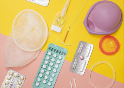  A wide collection of contraceptives