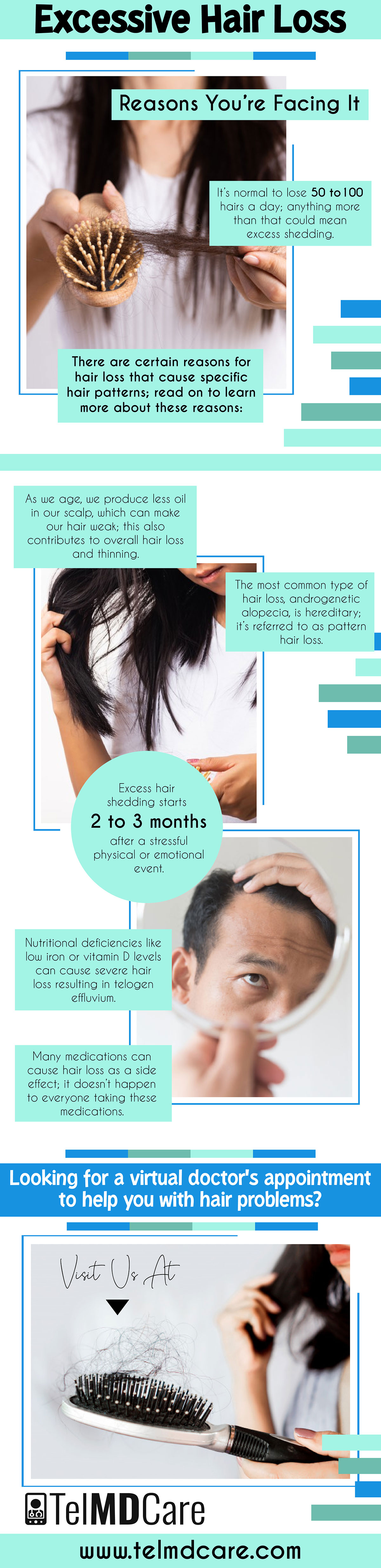  Excessive Hair Loss Reasons You're Facing It