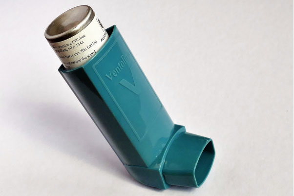 An inhaler used by asthma patients