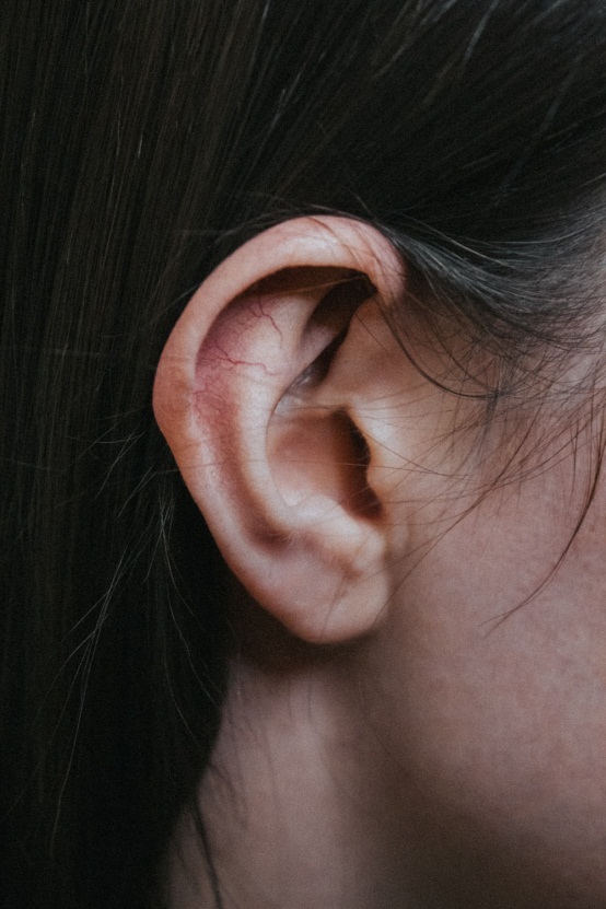 An image of a person’s ear